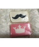 Primal Elements lot 2  princess mustache soap ends New - $5.93