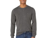 Tommy Hilfiger Men&#39;s Signature Solid Crew Neck Sweater Grey-Medium - $36.99