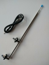 AM FM Radio Antenna BLUE Tip Dual Post Side Mount Vintage Retro Style - $39.95