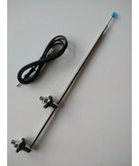 AM FM Radio Antenna BLUE Tip Dual Post Side Mount Vintage Retro Style - $39.95