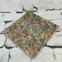 Fruit Print Cloth Napkin Vintage 70’s Colorful - £5.25 GBP