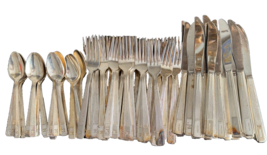 Vintage Hilton Hotels by Northland Silver Plate Flatware 96 Pieces - £232.54 GBP