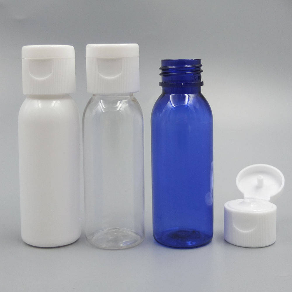 10 PCS 30ml 50ml Plastic Portable Refillable Travel Empty Turn Screw Bottle