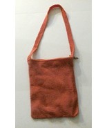 Orange Crochet Crossbody Bag Purse - $12.86
