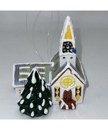 Snow Village &quot;Steepled Church&quot; Classic Ornament Series Retired 1979 Dept 56 - £10.16 GBP