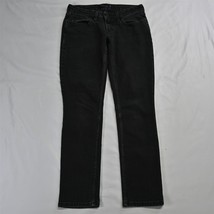 Levi&#39;s 11 Curvy Cut 528 Slim Black Stretch Denim Womens Jeans - £12.04 GBP