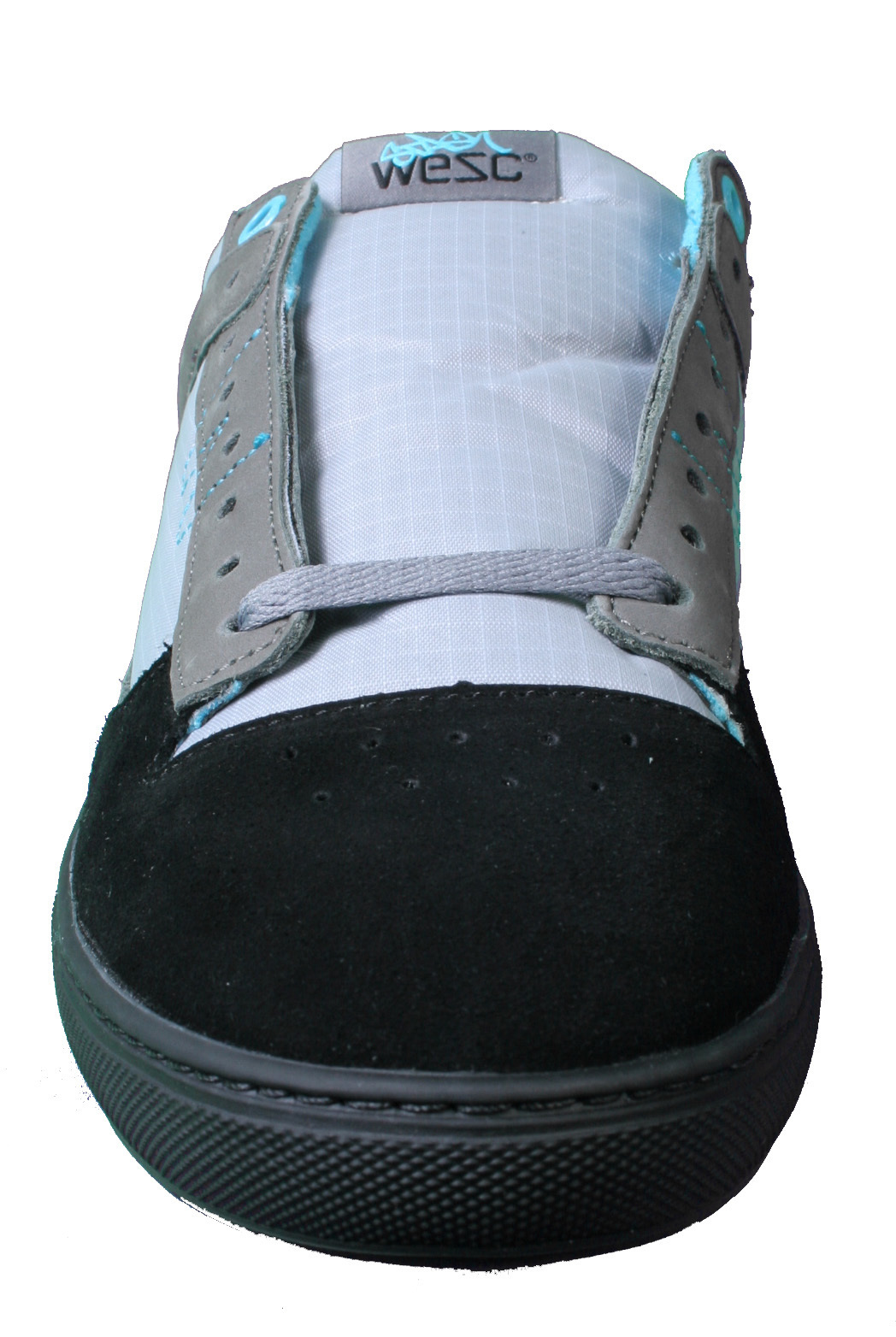 WeSC Mens Black Dark Shadow Gray Turquoise Emerson Stash Graffiti NY Shoes Item image 3