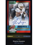 2025 Topps Chrome Omarion Hampton Red 1990 Signature LEGENDARY CC1 /5 - $297.00