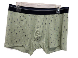 Marine Layer Oh Hey Men&#39;s Boxer Brief Pale Green w/Palm Trees - Size 2XL NWOT - £5.15 GBP