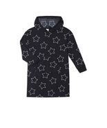 Wonder Nation Girls Fleece Hooded Sleep Night Gown Star Pouch Pocket Siz... - $16.29 CAD