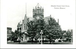 Vtg Cartolina RPPC Grundy Contea Tribunale Casa - Trenton Missouri - - £11.38 GBP