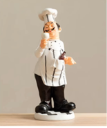 American Style Set of 2 Chef Bakery Model Figure - £30.35 GBP