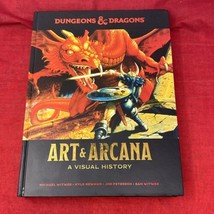 First Ed 1st Press Dungeons &amp; Dragons Art &amp; Arcana Visual History D&amp;D Hardcover - £22.60 GBP