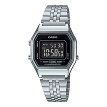 Casio LA680WA-1B Women&#39;s Vintage Digital Adjustable Stainless Steel Watch - £31.13 GBP