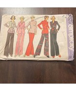 Simplicity 6029 Women’s Sewing Pattern Bell Bottom Pants Top Blouse Vint... - $10.63