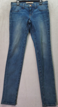 J Brand Jeans Women&#39;s Size 26 Blue Denim Pockets Flat Front Low Rise Skinny Leg - £14.50 GBP