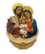 Holy Family Holy Water Font Catholic Gift New No Box Jesus Mary Joseph 6... - $376.53 MXN
