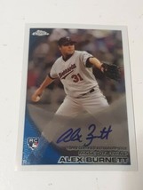 Alex Burnett Minnesota Twins 2010 Topps Chrome Certified Autograph Card #188 - $4.94