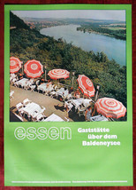 Original Poster Germany Essen Baldeneysee River People - £43.77 GBP