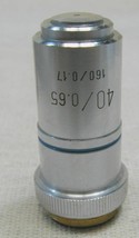 Generic Microscope Objective 40/0.65 160/0.17 Fits One-Sixty ,Student Mi... - $13.99