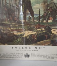 Color Print of "Follow Me" 1944 - The US Army in Action 21.5x18 image 2