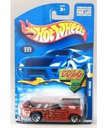 2001 Hot Wheels #227 Mini Truck Die Cast Metal Red - $65.38 MXN