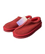 Stars Above Womens Red Amira Suede Slip On Slippers Size 5 New - $11.87