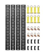  E Track Tie-Down Rail Kit, 30PCS 5FT E-Tracks Set Includes 4 Steel Rail... - $119.40