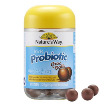 Nature&#39;s Way Kids Probiotic Chocolate Balls, 125g,  1EA - £34.29 GBP