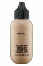 MAC Studio Face and Body Foundation N1 Medium Beige Rosy Neutral 4oz 120ml BOXed - £42.14 GBP