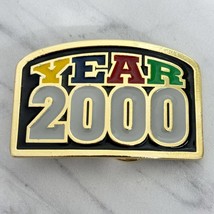 Vintage Year 2000 Y2K Millennium Belt Buckle Made in USA - £38.69 GBP
