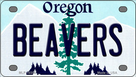 Beavers Oregon Novelty Mini Metal License Plate Tag - $14.95