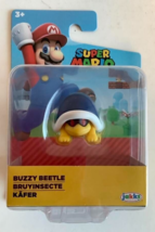NEW Jakks 41833 World of Nintendo Super Mario 2.5-Inch BUZZY BEETLE Mini... - £23.32 GBP