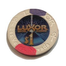 Las Vegas Luxor Large Inlay Casino Vintage Casino Chip $1 - $3.87