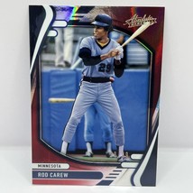 2022 Panini Absolute Baseball Rod Carew Base #94 Spectrum Red Parallel #'d 28/99 - £1.55 GBP