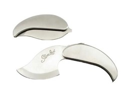New FOLDING KNIFE | Silver Leaf Keychain Necklace Knife Blade - $8.79