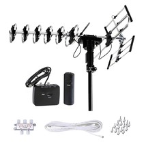 Five Star Outdoor Antenna HD TV Up to 200 Miles Long Range with Motorize... - $133.99
