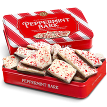 A Gift inside Handmade Layered Dark and White Chocolate Peppermint Bark - $41.99