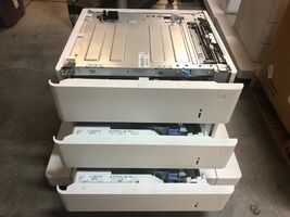 HP J8J93a Color LaserJet M634 Lower 3x550 paper Sheet Feeder / Roller Stand - $281.63 CAD