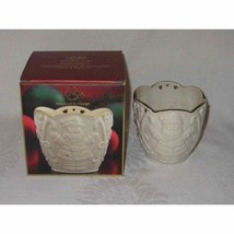Lenox Vintage MERRY LIGHTS Santa Votive Candle Holder Christmas China w box - £10.23 GBP