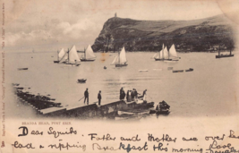 Poet Erin Isle Of Man England~Bradda HEAD~1903 Tuck Photo Postcard - £7.02 GBP