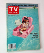 TV Guide 1981 Miss Piggy Aug 1-7 Muppets NYC Metro - $9.85