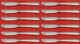 Camellia by Gorham Sterling Silver Butter Spreaders HH Mod Set 12pcs 6 1/4&quot; - £277.59 GBP