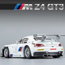 1:24 BMW Z4 GT3 M4 M6 Racing Car Free Wheeling High Light Sport Model Toy Diecas - £24.59 GBP