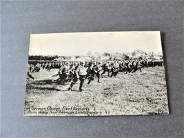 A German Charge. Fixed Bayonets, France -World War I, 1918 Postcard.   - £19.83 GBP