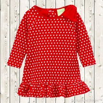 NWT SnoPea Baby Girls Red Heart Ruffle Shift Dress 24 Months Valentine&#39;s Day - £8.75 GBP