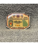 NEW 00-01 VFW Georgia Jr Vice Commander in Chief John F Gwizdak Pin KG V... - $225.80 MXN