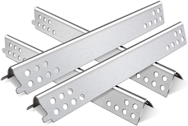 Grill Heat Plates 4-Pack 17&quot; SS for Charbroil Performance 475 4 Burner Grills - £19.86 GBP