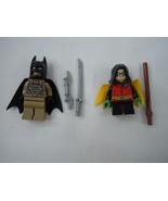 Lego Desert Batman &amp; Robin with Hood DC Comics Super Heroes Minifigure 2Pcs - €30,17 EUR