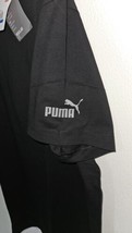 PUMA Men&#39;s Essentials T-Shirt - Black with logo - £13.37 GBP
